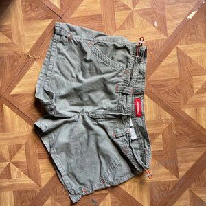 Union Bay shorts, olive green, womens, vintage
